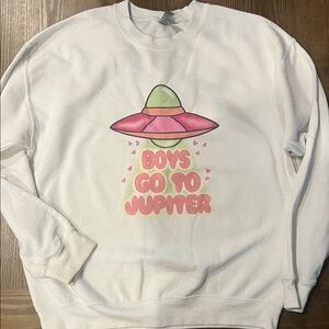 Gildan White Heavy Blend Sweatshirt